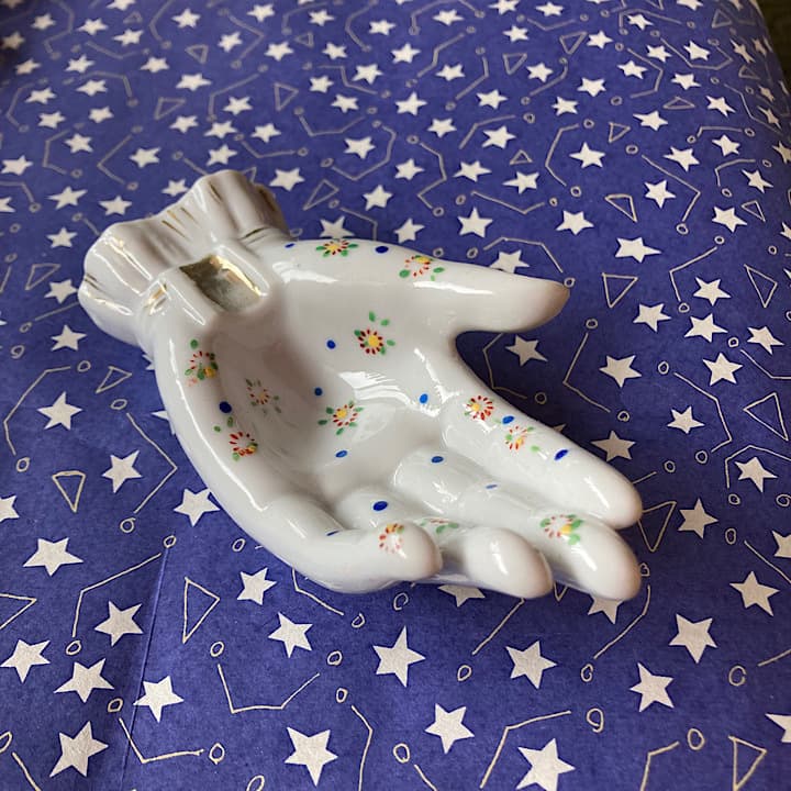 ポーセリン　ハンドトレイ