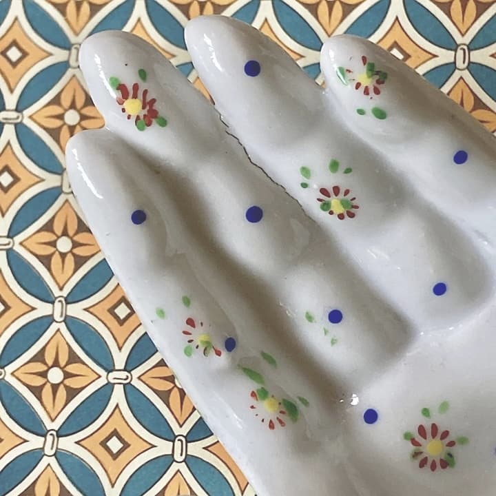 ポーセリン　ハンドトレイ