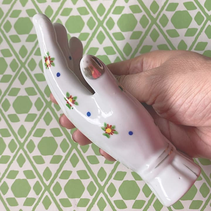 ポーセリン　ハンドトレイ