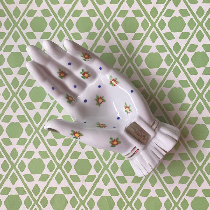 ポーセリン　ハンドトレイ