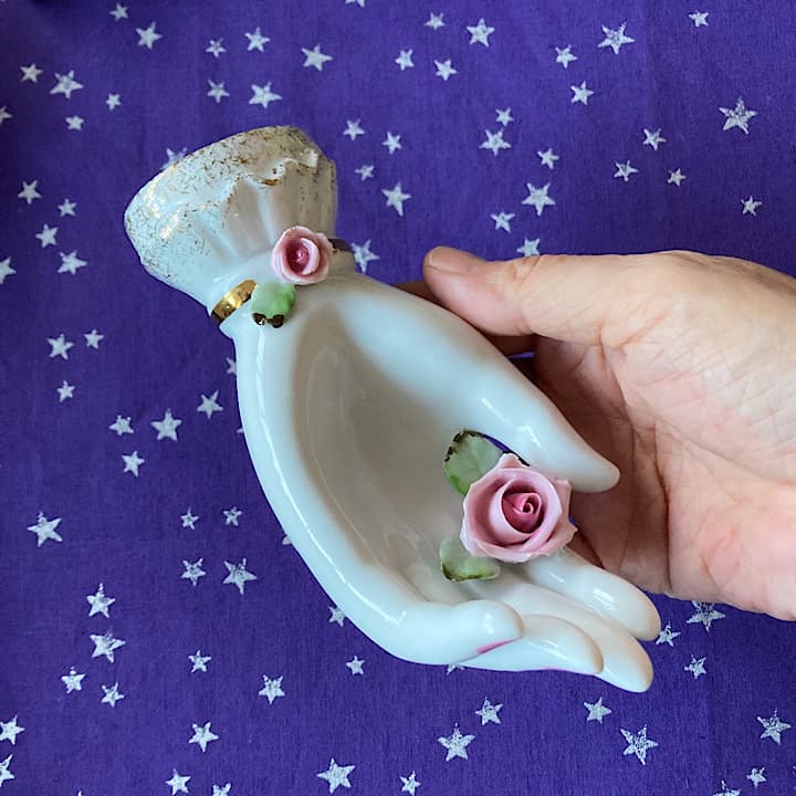 ポーセリン　ハンドトレイ