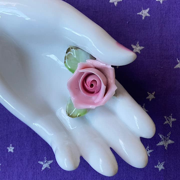 ポーセリン　ハンドトレイ