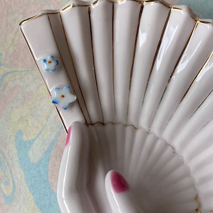 ポーセリン　ハンドトレイ