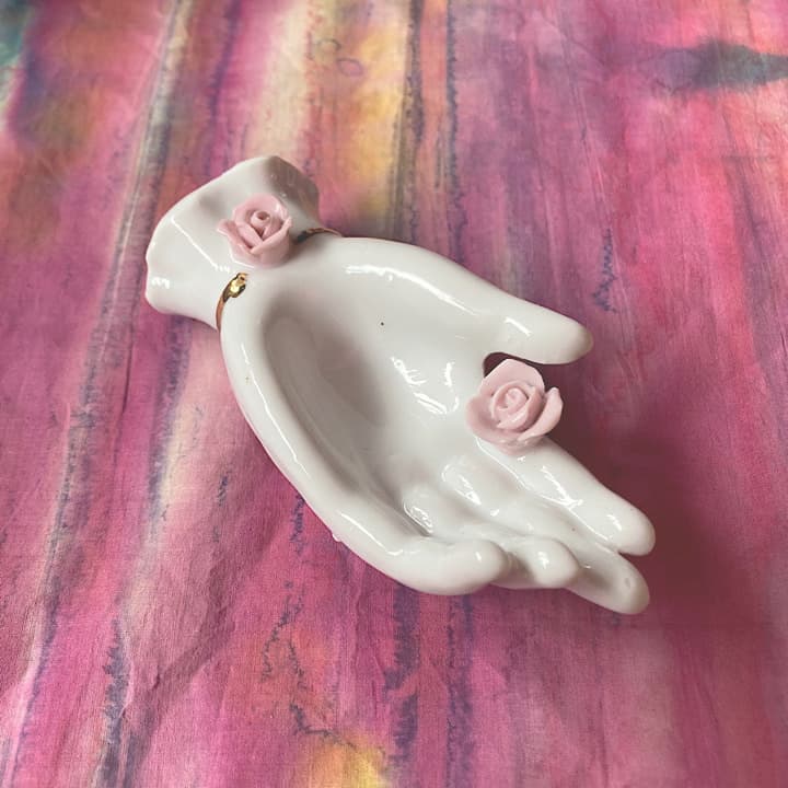 ポーセリン　ハンドトレイ