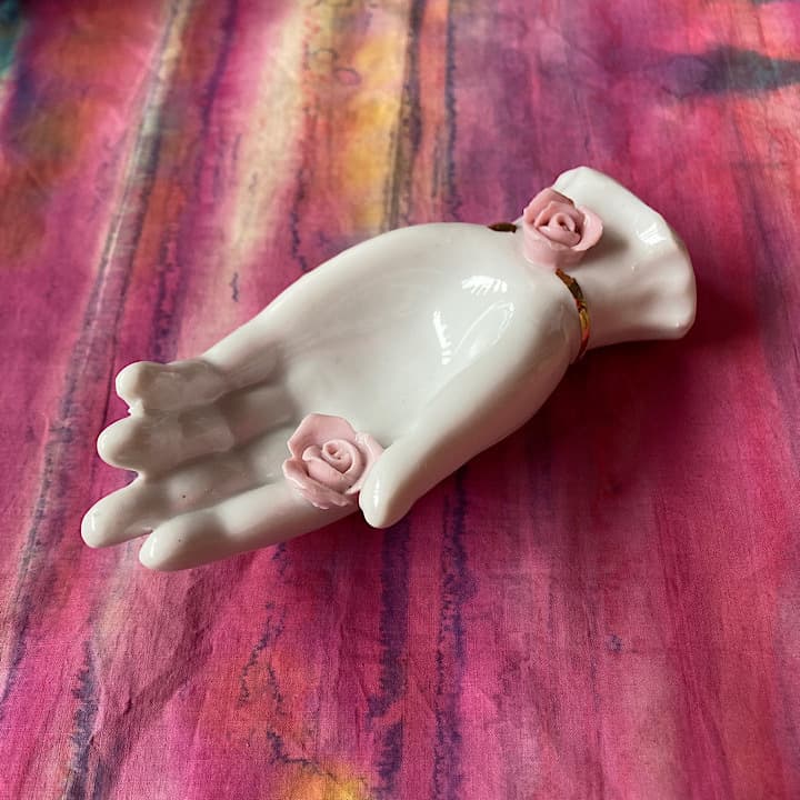 ポーセリン　ハンドトレイ