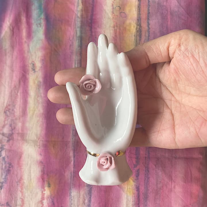 ポーセリン　ハンドトレイ