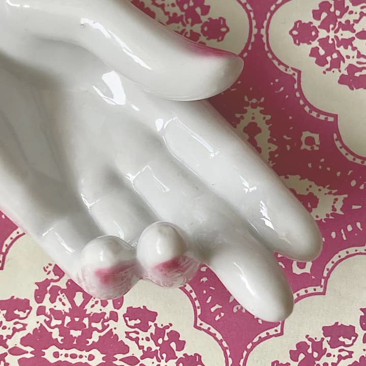 ポーセリン　ハンドトレイ