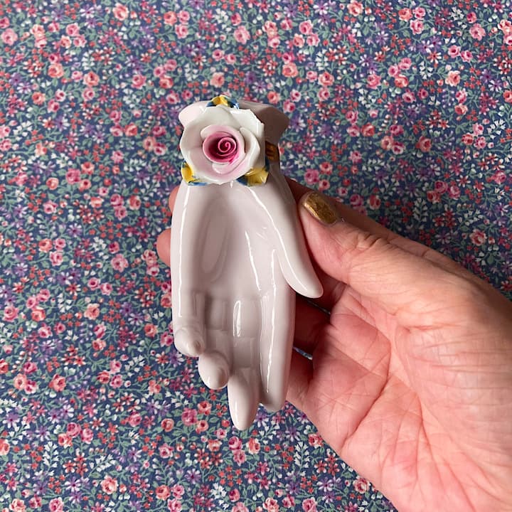 ポーセリン　ハンドトレイ
