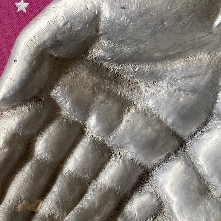 ピューター　ハンドトレイ