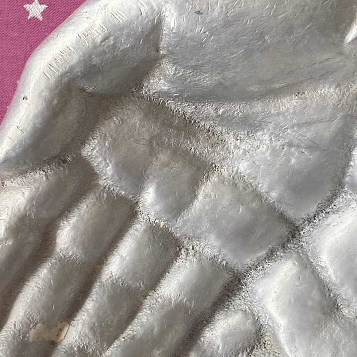 ピューター　ハンドトレイ