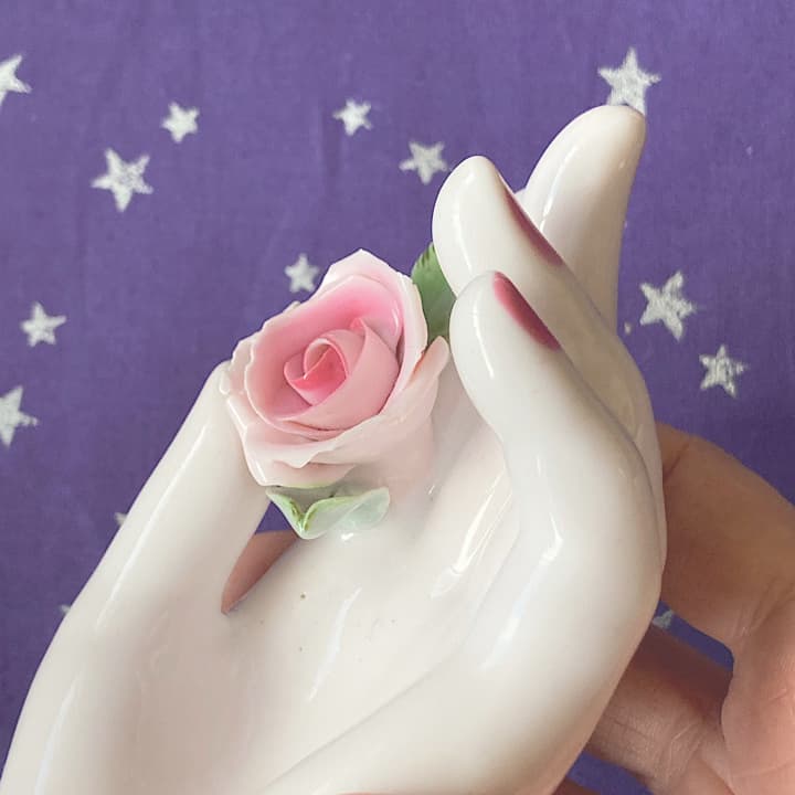 ポーセリン　ハンドトレイ