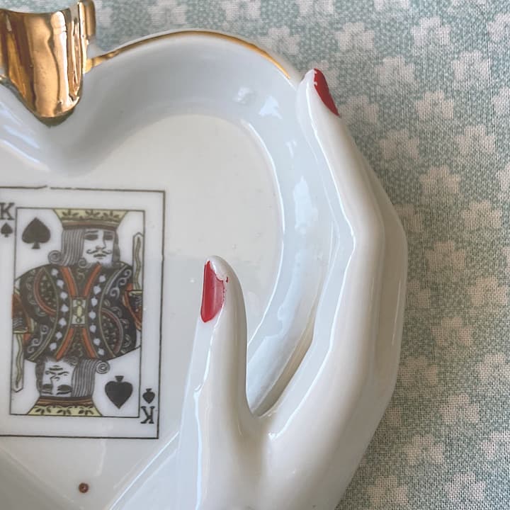 ポーセリン　ハンドトレイ