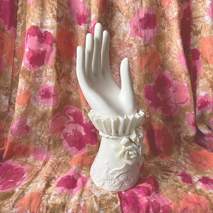 ポーセリン　ハンドトレイ