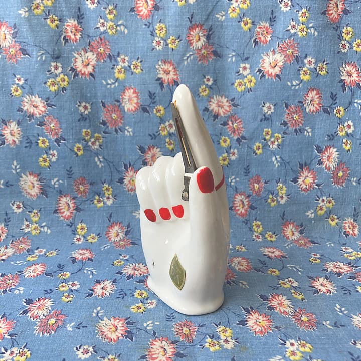ポーセリン　ハンドトレイ