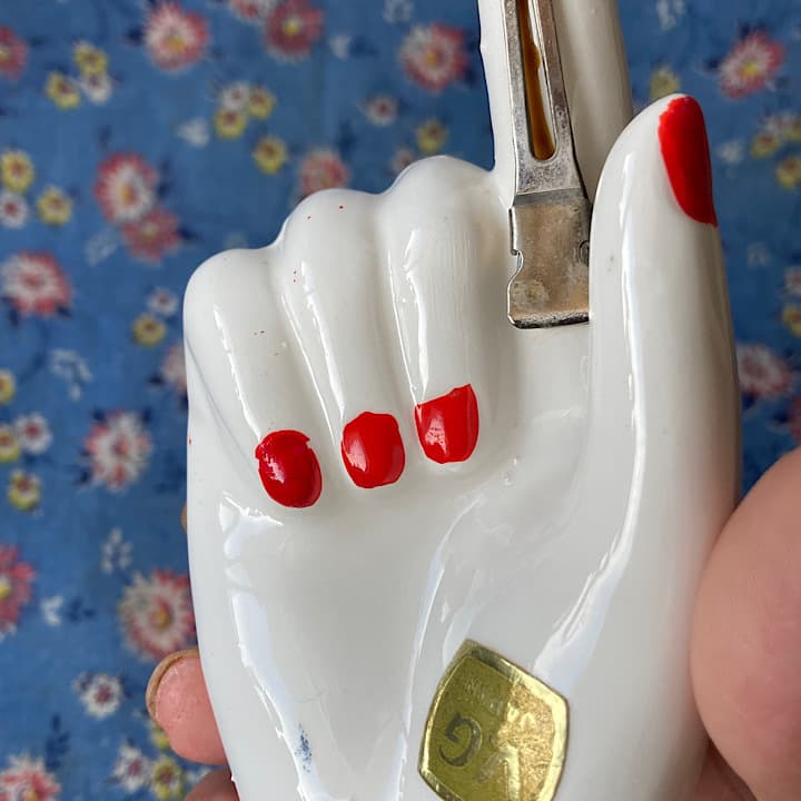ポーセリン　ハンドトレイ