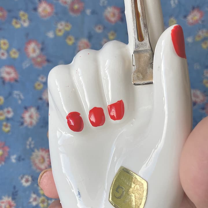 ポーセリン　ハンドトレイ