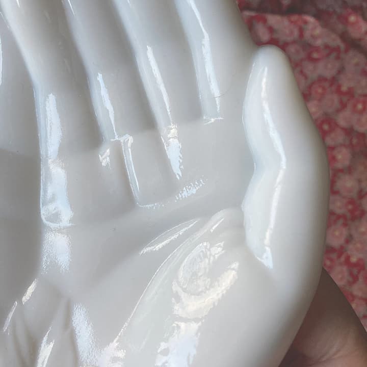 westmoreland ミルクガラス　ハンドトレイ