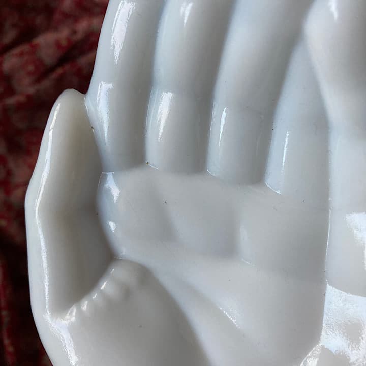 westmoreland ミルクガラス　ハンドトレイ