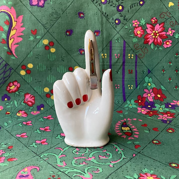 ポーセリン　ハンドトレイ