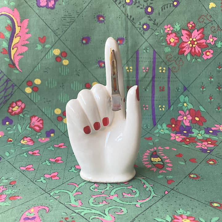 ポーセリン　ハンドトレイ