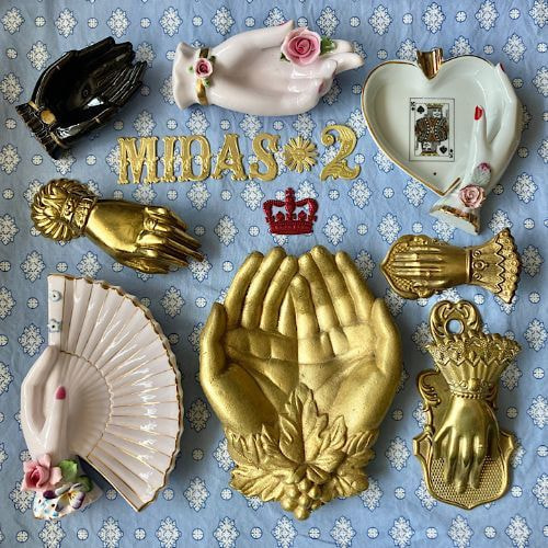手の形 ハンドトレイ ミルクガラス WESTMORELAND リングホルダー