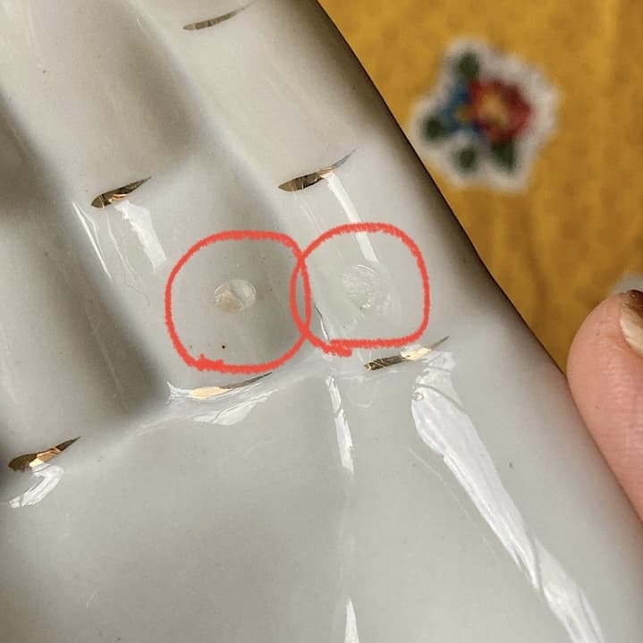 ポーセリン　ハンドトレイ