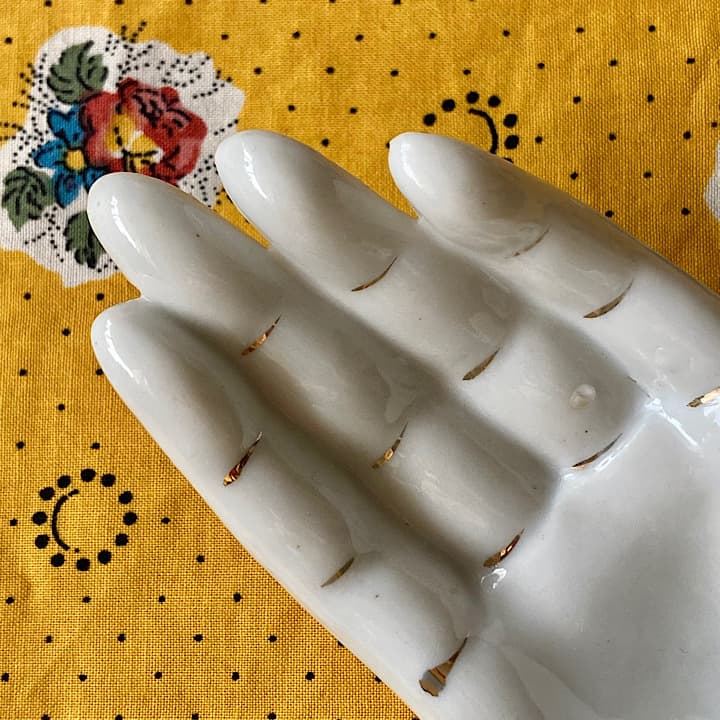 ポーセリン　ハンドトレイ