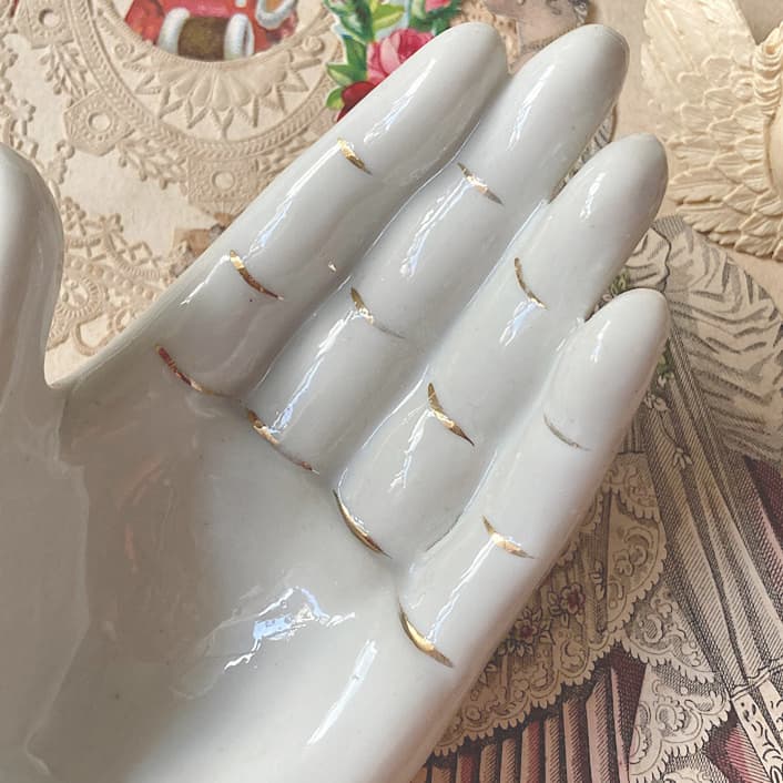 ポーセリン　ハンドトレイ