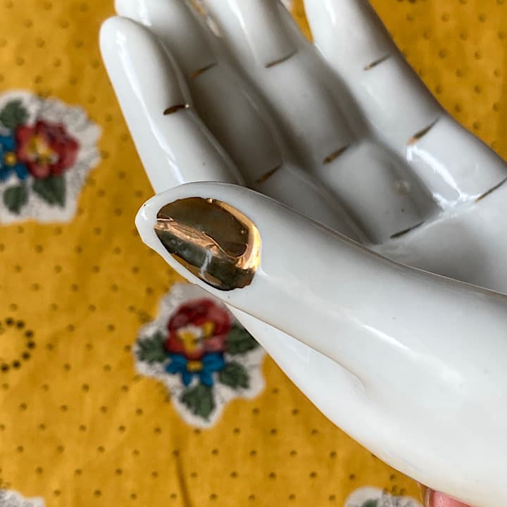 ポーセリン　ハンドトレイ