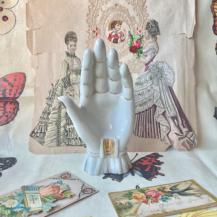 ポーセリン　ハンドトレイ