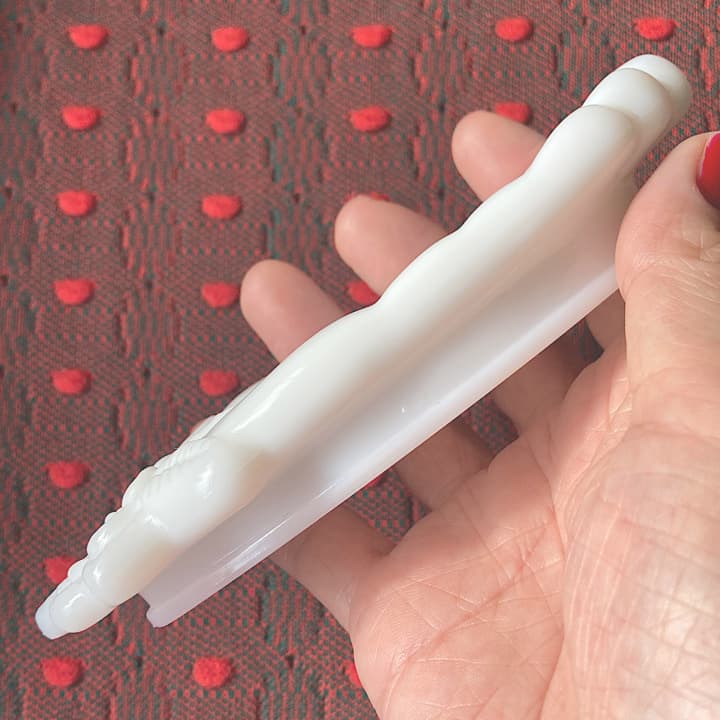 Avon ミルクガラス　ハンドトレイ