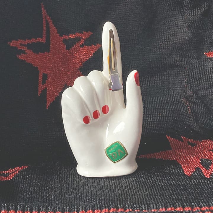 ポーセリン　ハンドトレイ