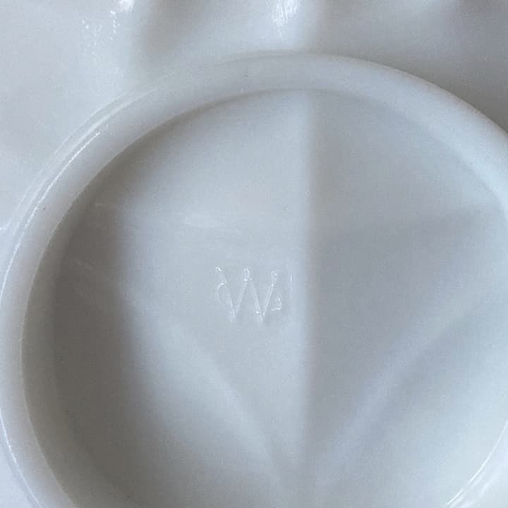 westmoreland ミルクガラス　ハンドトレイ