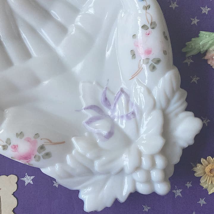 westmoreland ミルクガラス　ハンドトレイ