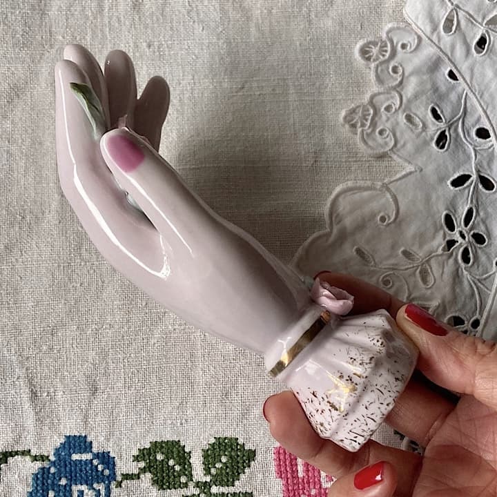 ポーセリン　ハンドトレイ