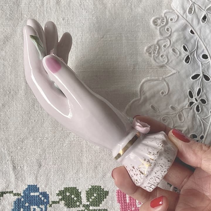 ポーセリン　ハンドトレイ
