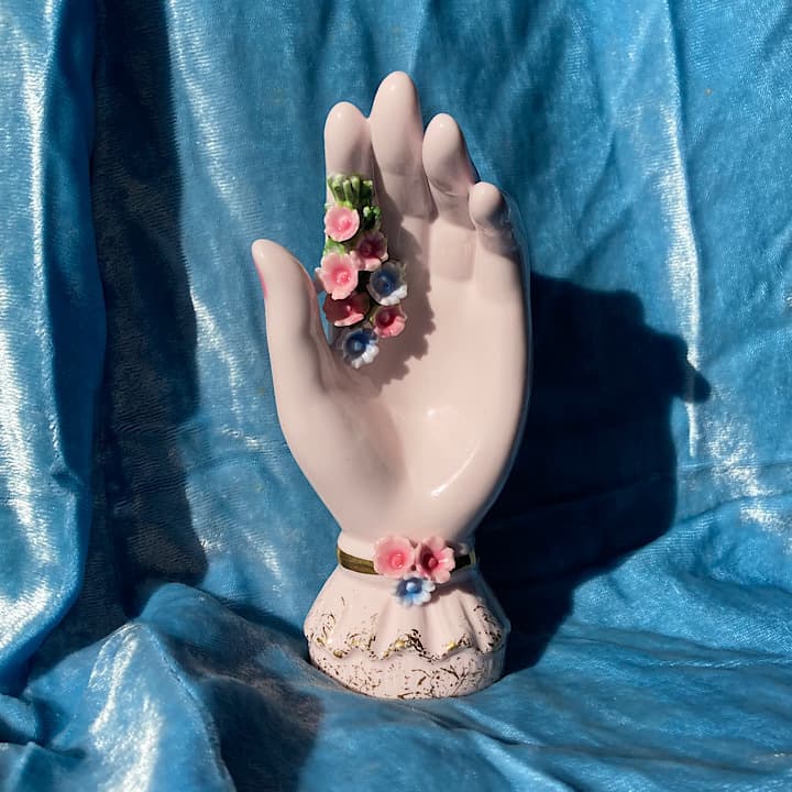 ポーセリン　ハンドトレイ