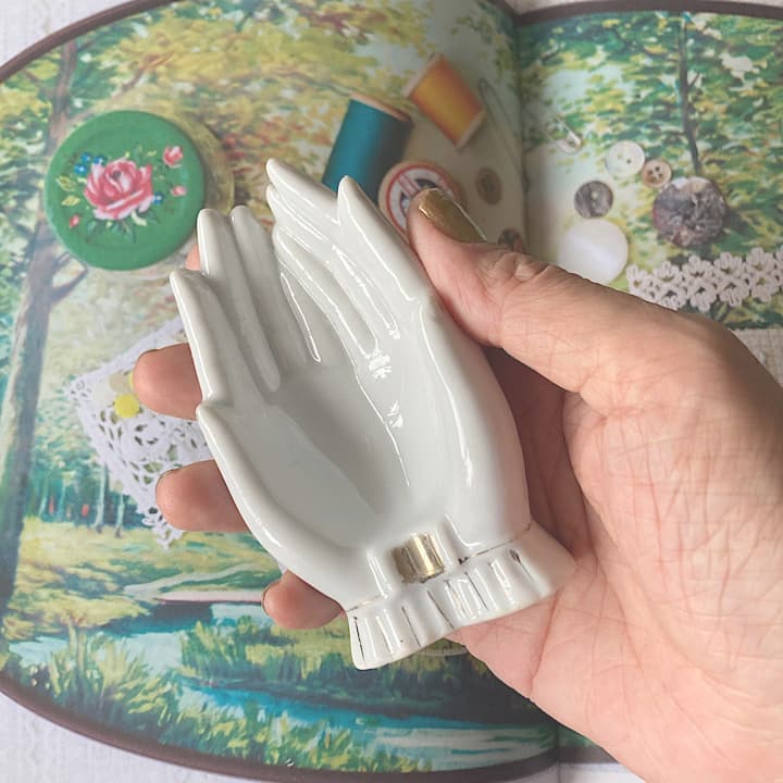 ポーセリン　ハンドトレイ
