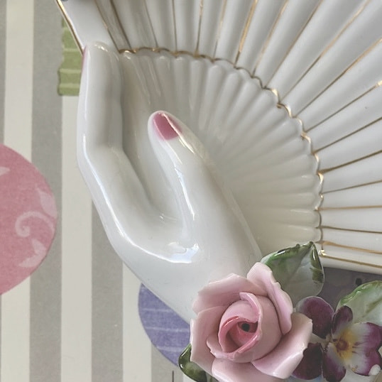 ポーセリン　ハンドトレイ