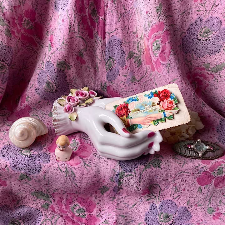ポーセリン　ハンドトレイ