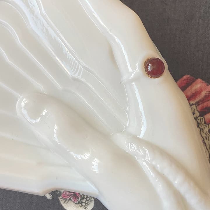westmoreland ミルクガラス　ハンドトレイ