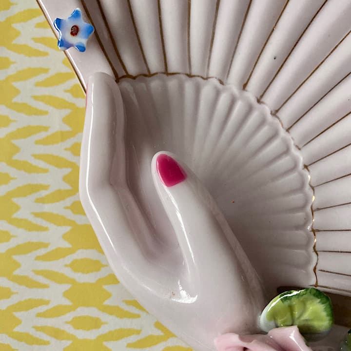 ポーセリン　ハンドトレイ