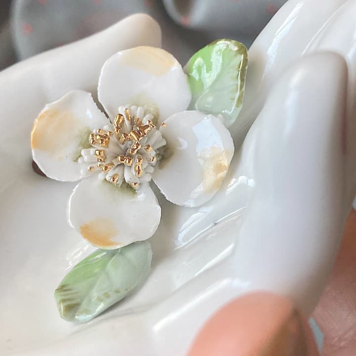 ポーセリン　ハンドトレイ