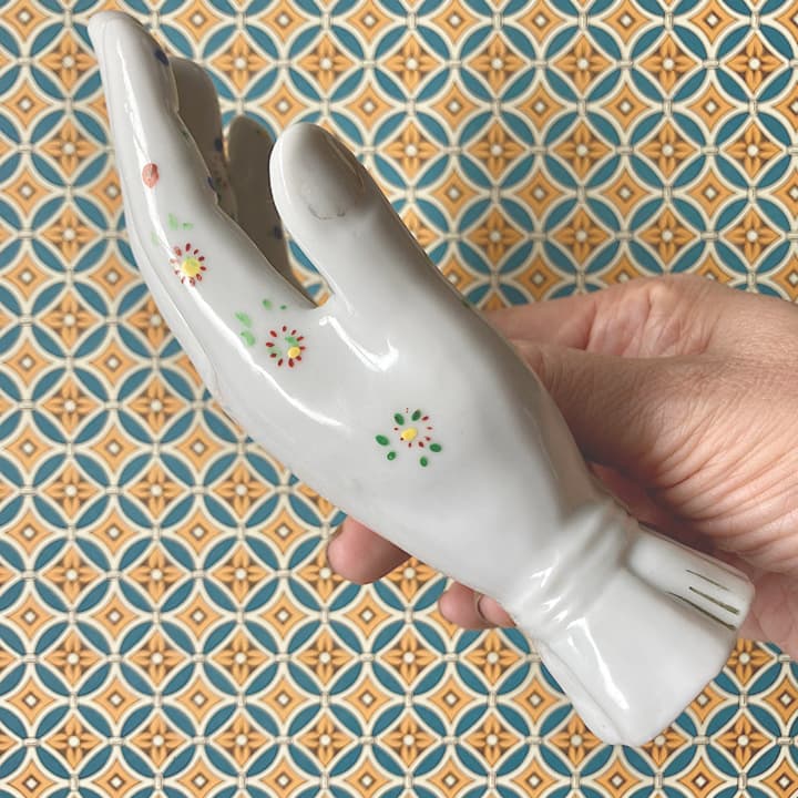ポーセリン　ハンドトレイ