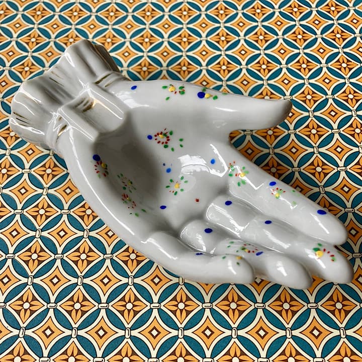 ポーセリン　ハンドトレイ