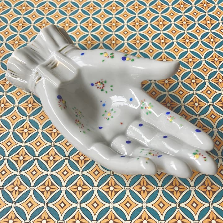 ポーセリン　ハンドトレイ