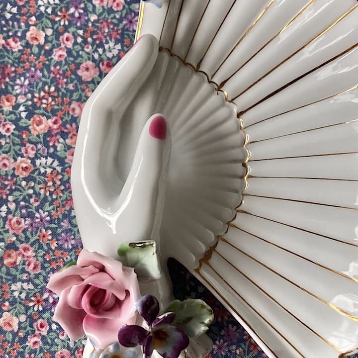 ポーセリン　ハンドトレイ