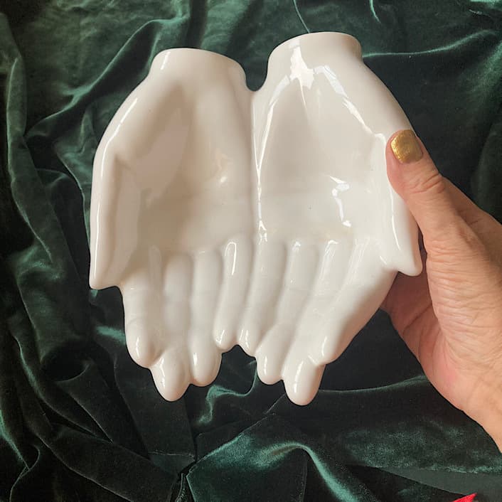 ポーセリン　ハンドトレイ