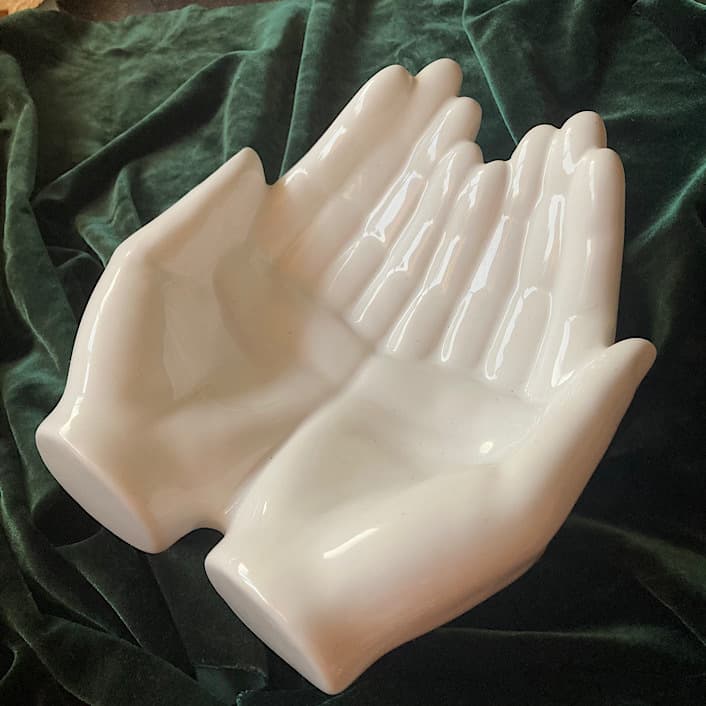 ポーセリン　ハンドトレイ