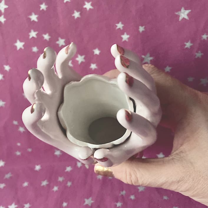 ポーセリン　ハンドトレイ